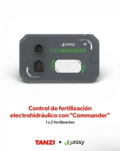 Control de fertilizacion con commander para Sembradora Tanzi Special 5 Air Planter